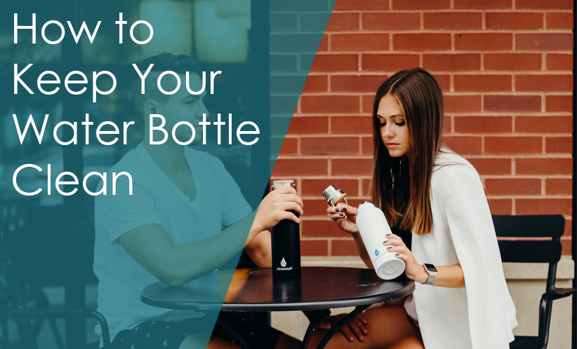 The Most Effective Way to Keep Your Water Bottle Clean (and your Sport Cap)