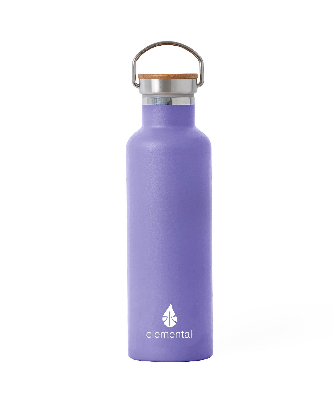 20oz Triple Wall Stainless Steel Water Bottle with Straw Elemental