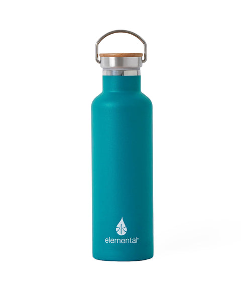 Elemental Iconic 32 oz. Water Bottle - Teak Wood