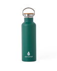 Elemental Stainless Steel Classic Water Bottle - 25oz Forest Green - Elemental Gifts
