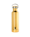 Elemental Stainless Steel Classic Water Bottle - 25oz Gold - Elemental Gifts