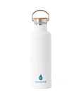 Elemental Stainless Steel Classic Water Bottle - 25oz Matte White - Elemental Gifts