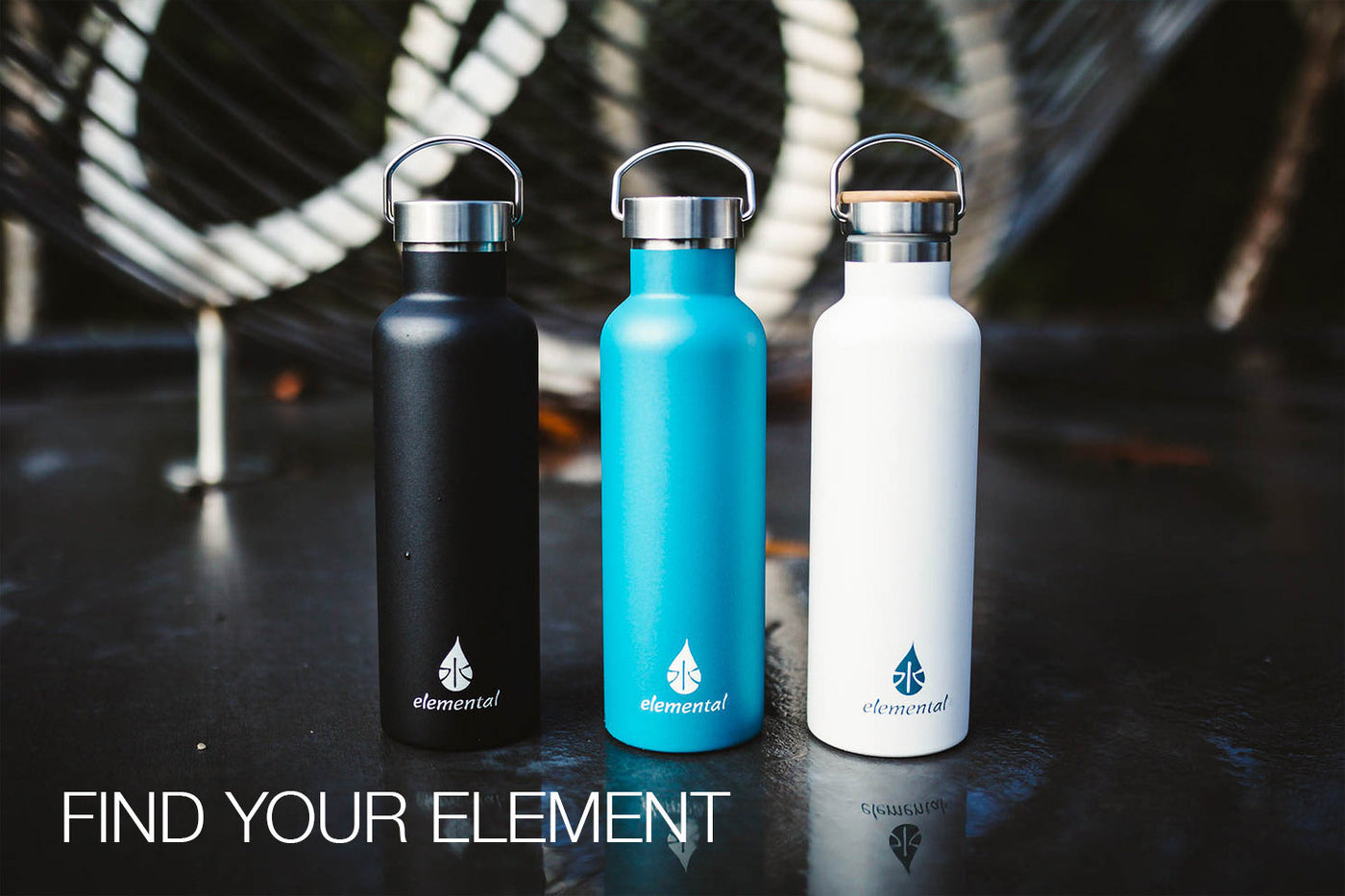 Sample Kit Blank - Elemental Bottles Including Sport Cap Package - Elemental Gifts